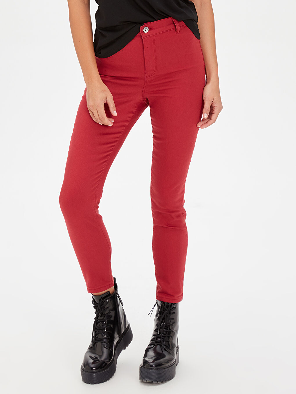 LCW Vision Woman RED Trousers -9WP011Z8-L1W