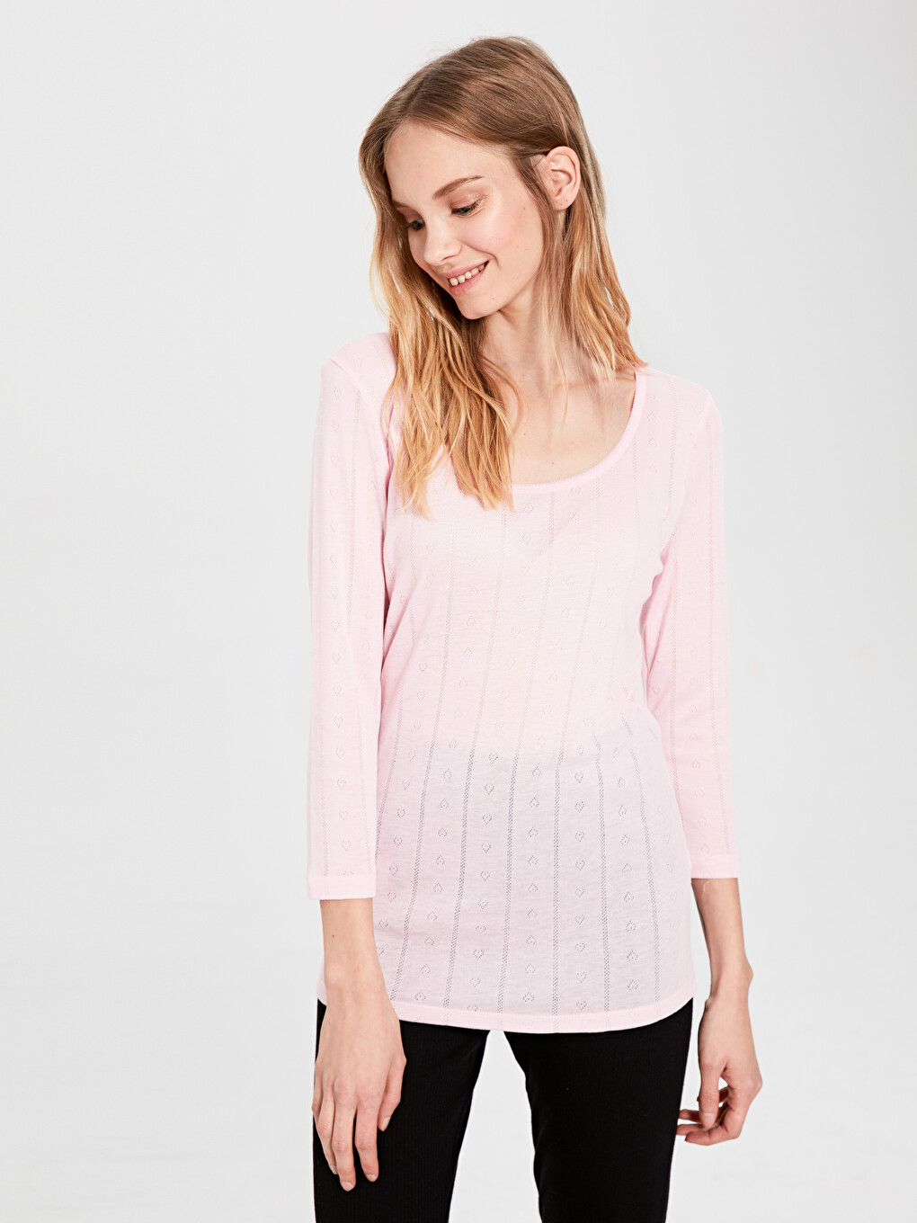 U Neck Long Sleeve Thermal Women's Athlete-1