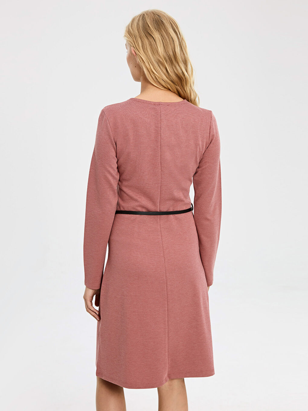 Standard Fit Long Sleeve Women's Dress-2