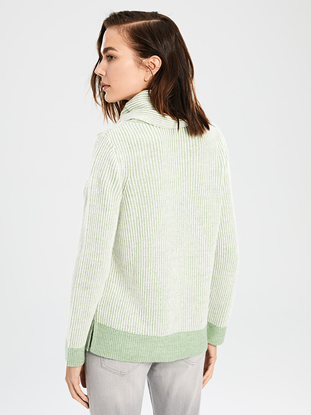 Әйелдерге арналған қалқан жағалы жемпір-3