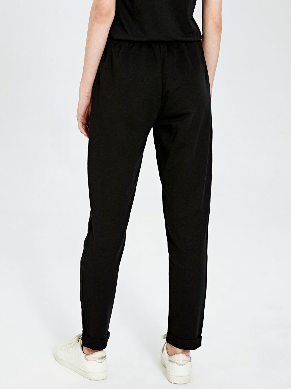 Siyah Kadın Eşofman Altı-3