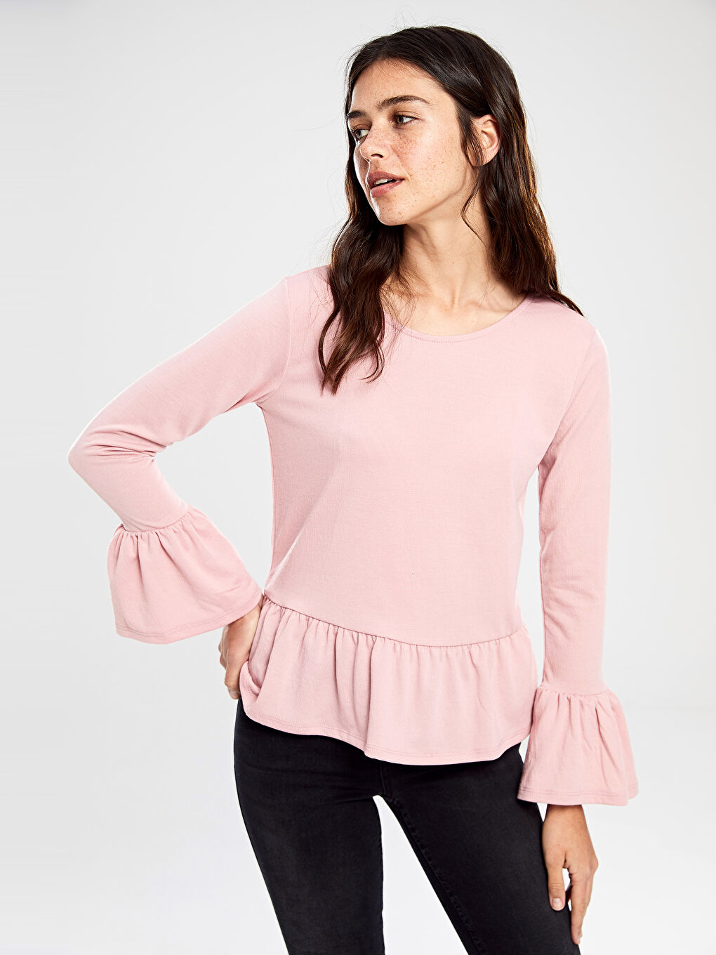 Pembe Açık Gülkurusu Tişört