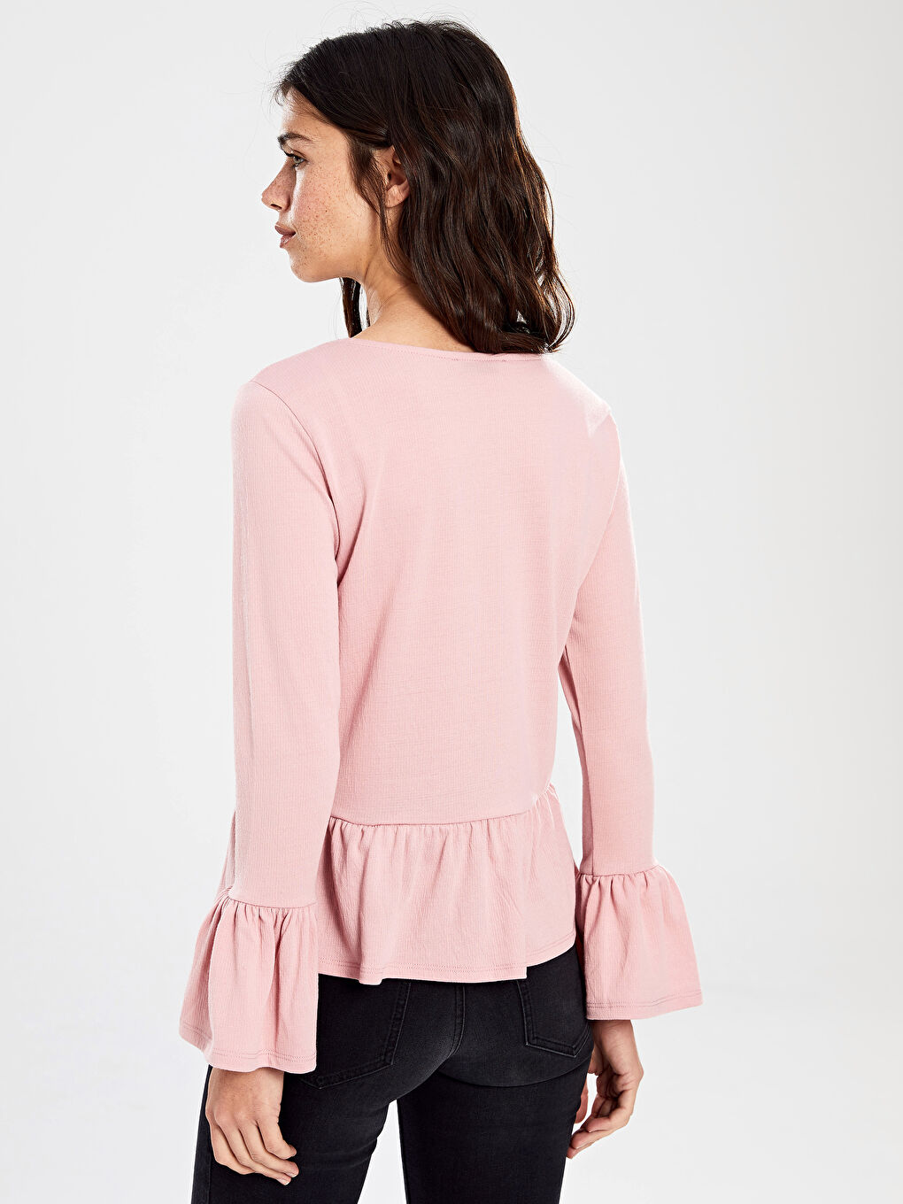 Pembe Açık Gülkurusu Tişört-2