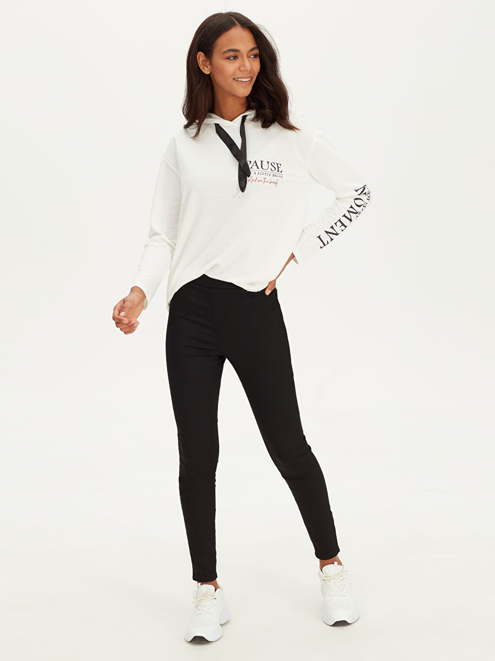 Siyah Jüpiter Süper Skinny Fit Kadın Jean Pantolon-1