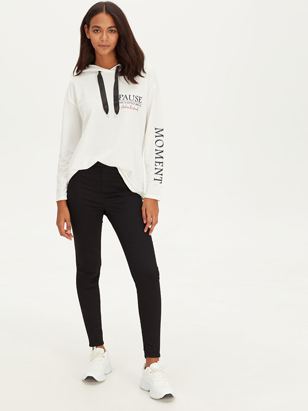 Siyah Jüpiter Süper Skinny Fit Kadın Jean Pantolon-2