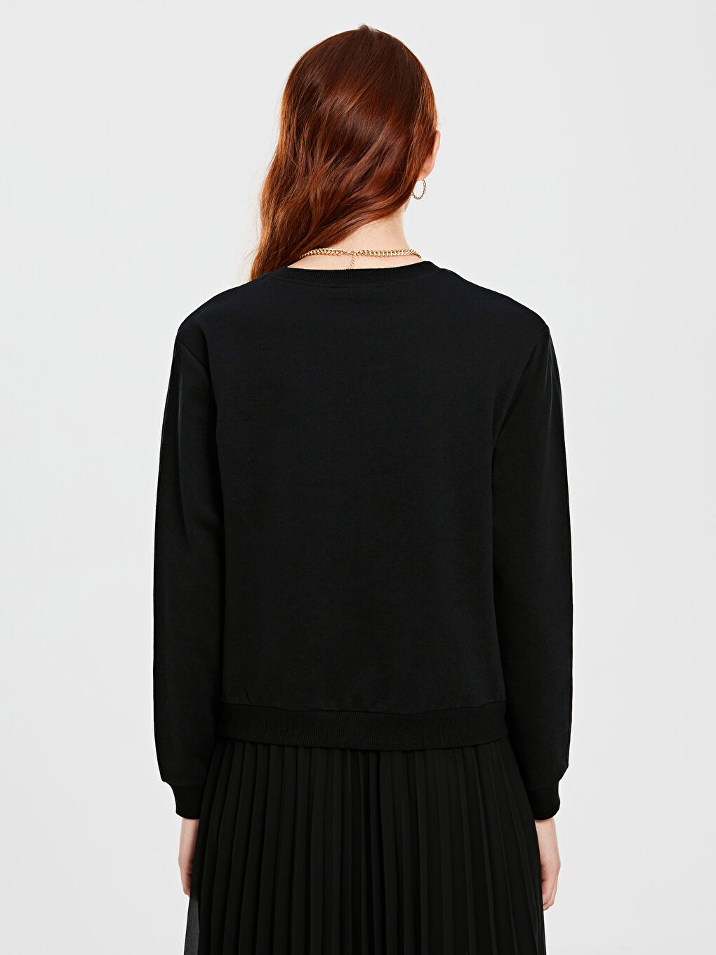 Woman BLACK Sweatshirt-3