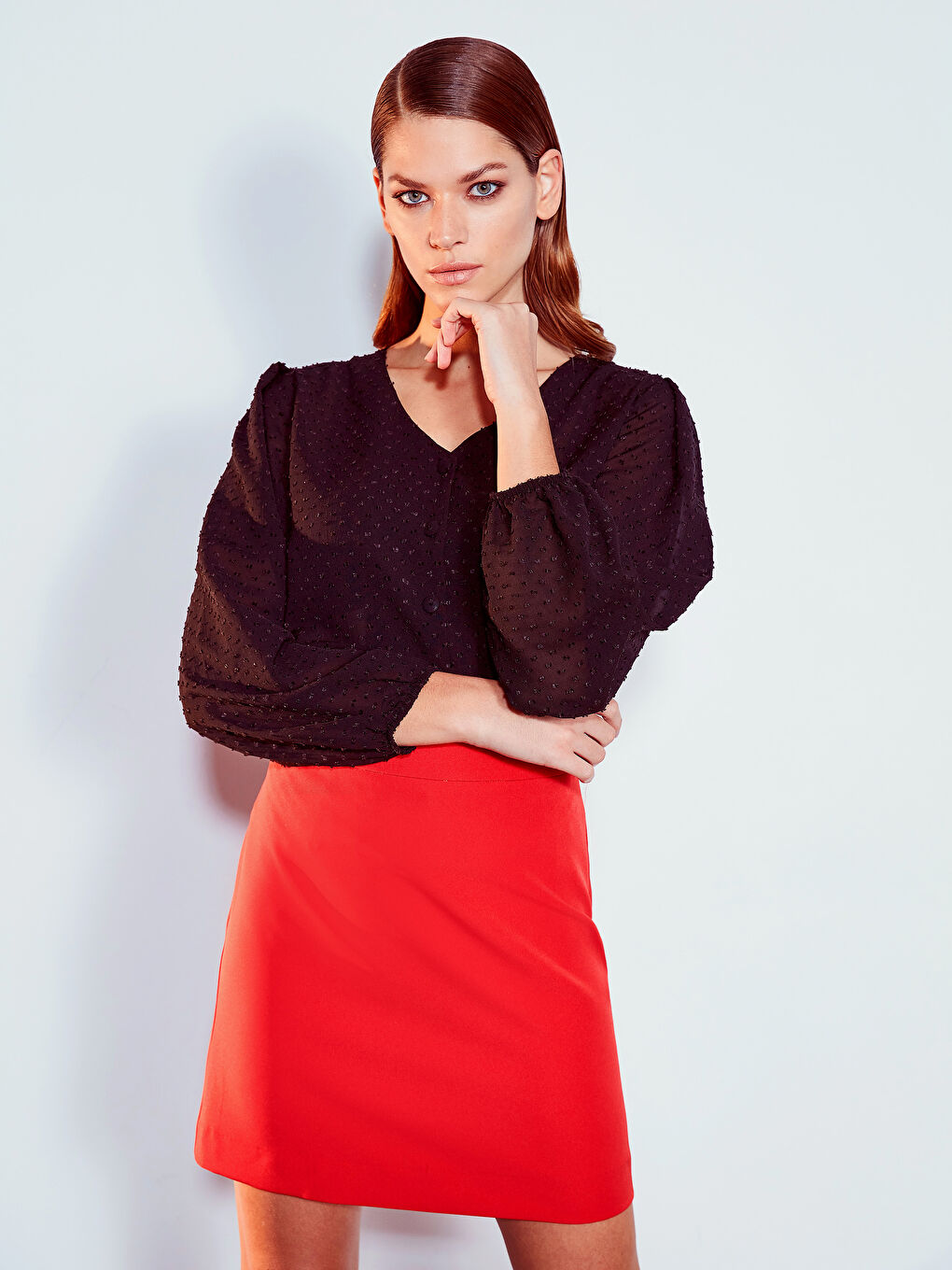 Әйелдер қызыл Белдемше-1