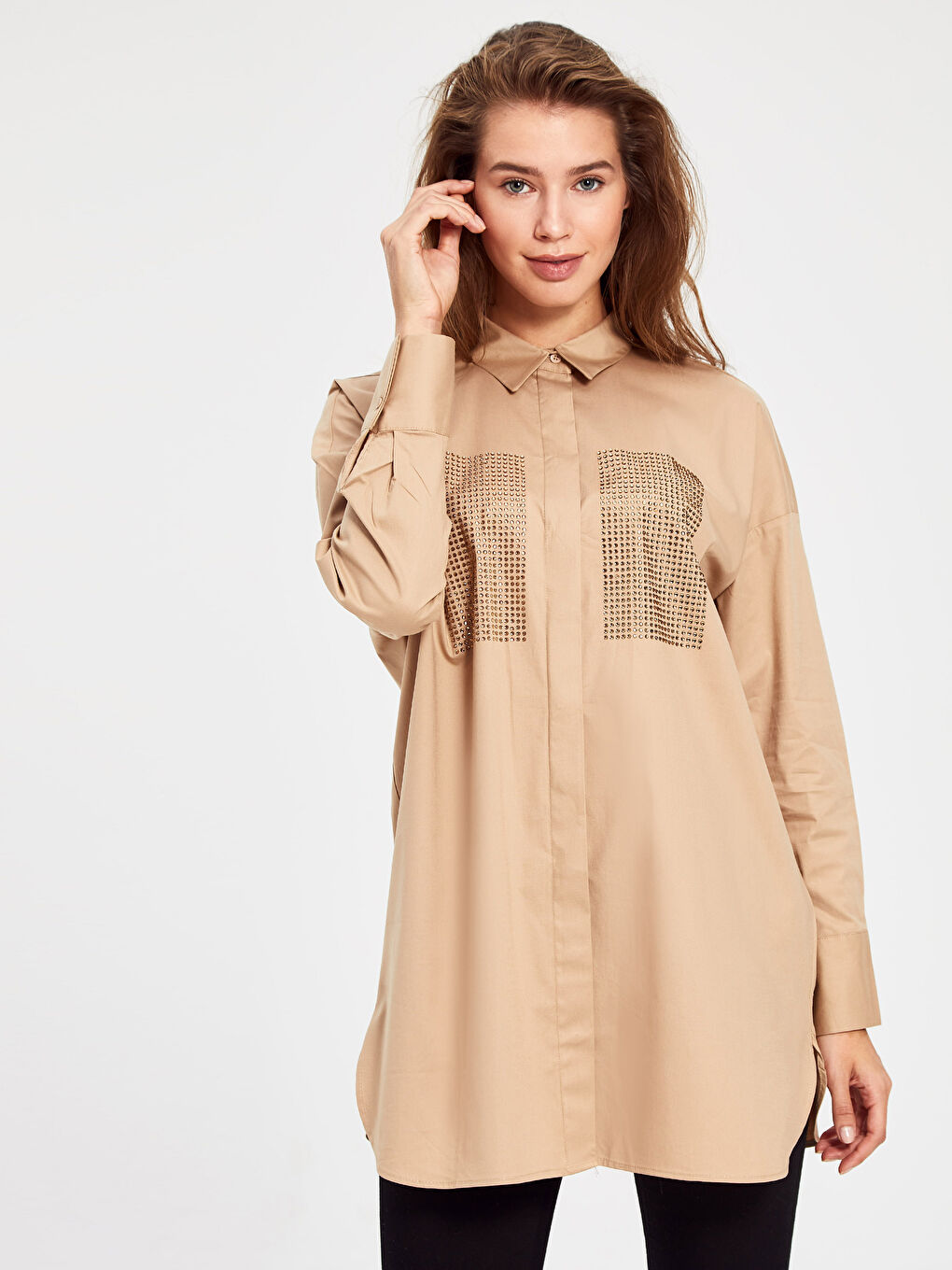 Oversize Poplin Women's Tunic