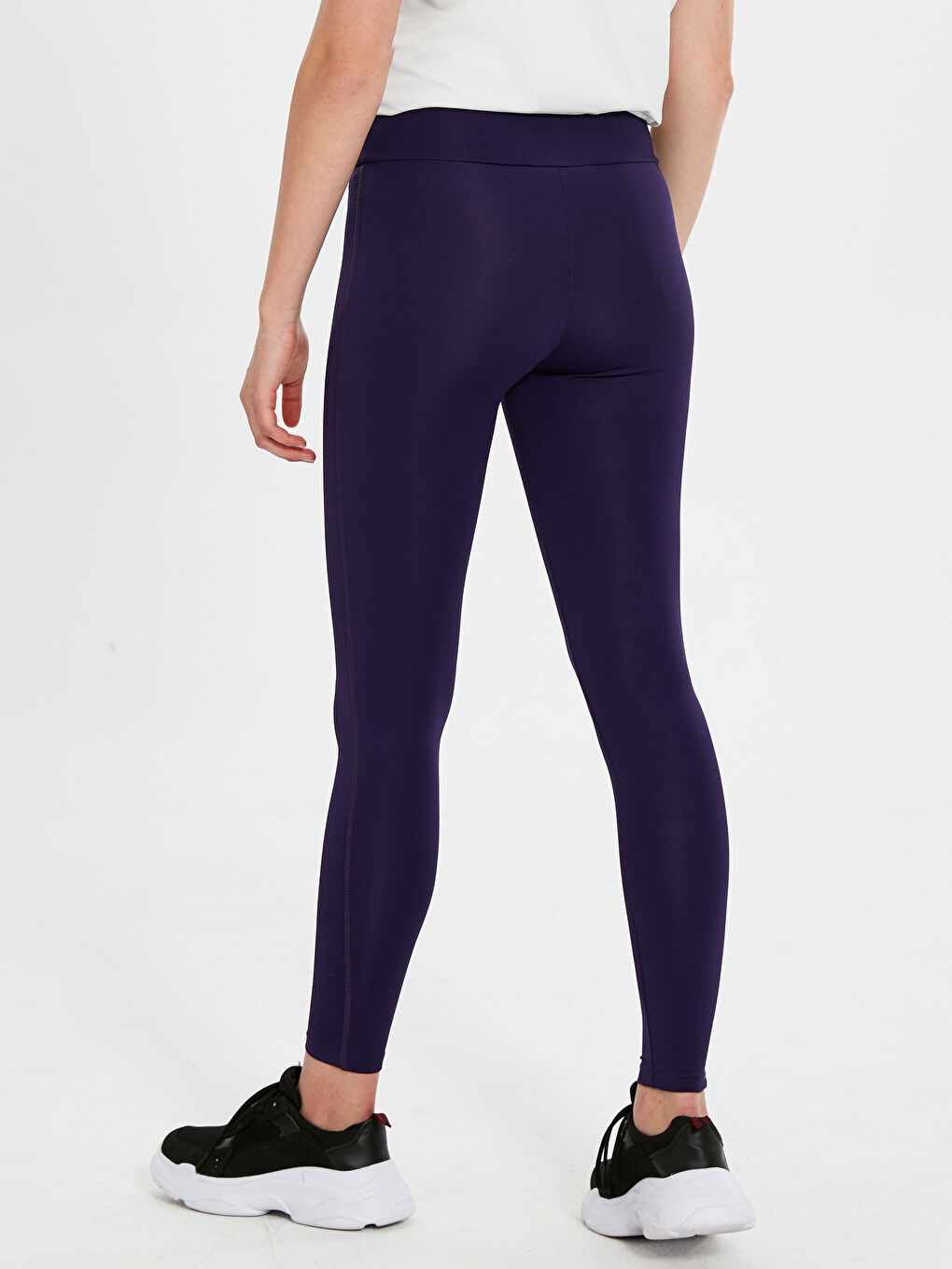 Woman PURPLE Sports Leggings-2