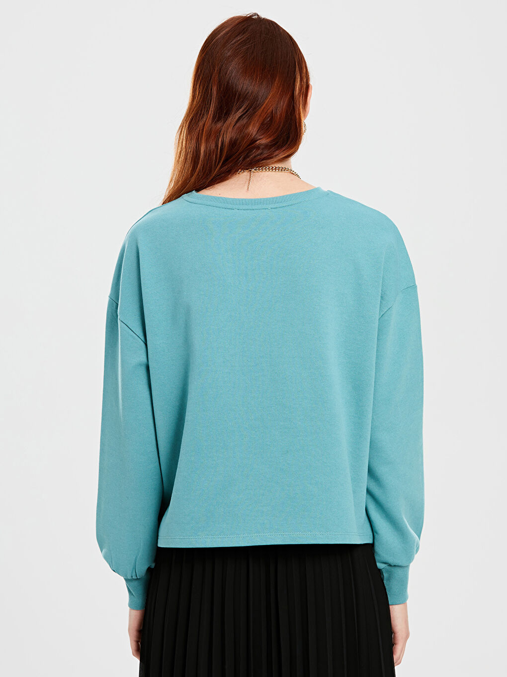 Sweat-shirt VERT Femme-2