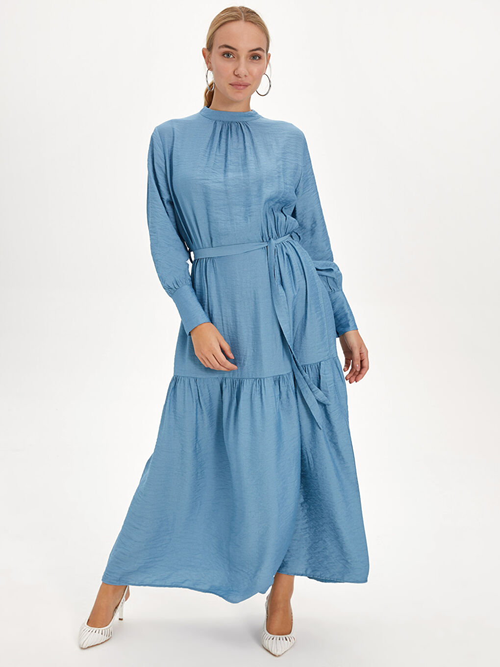 Mavi Rodeo Gömlek Elbise-1