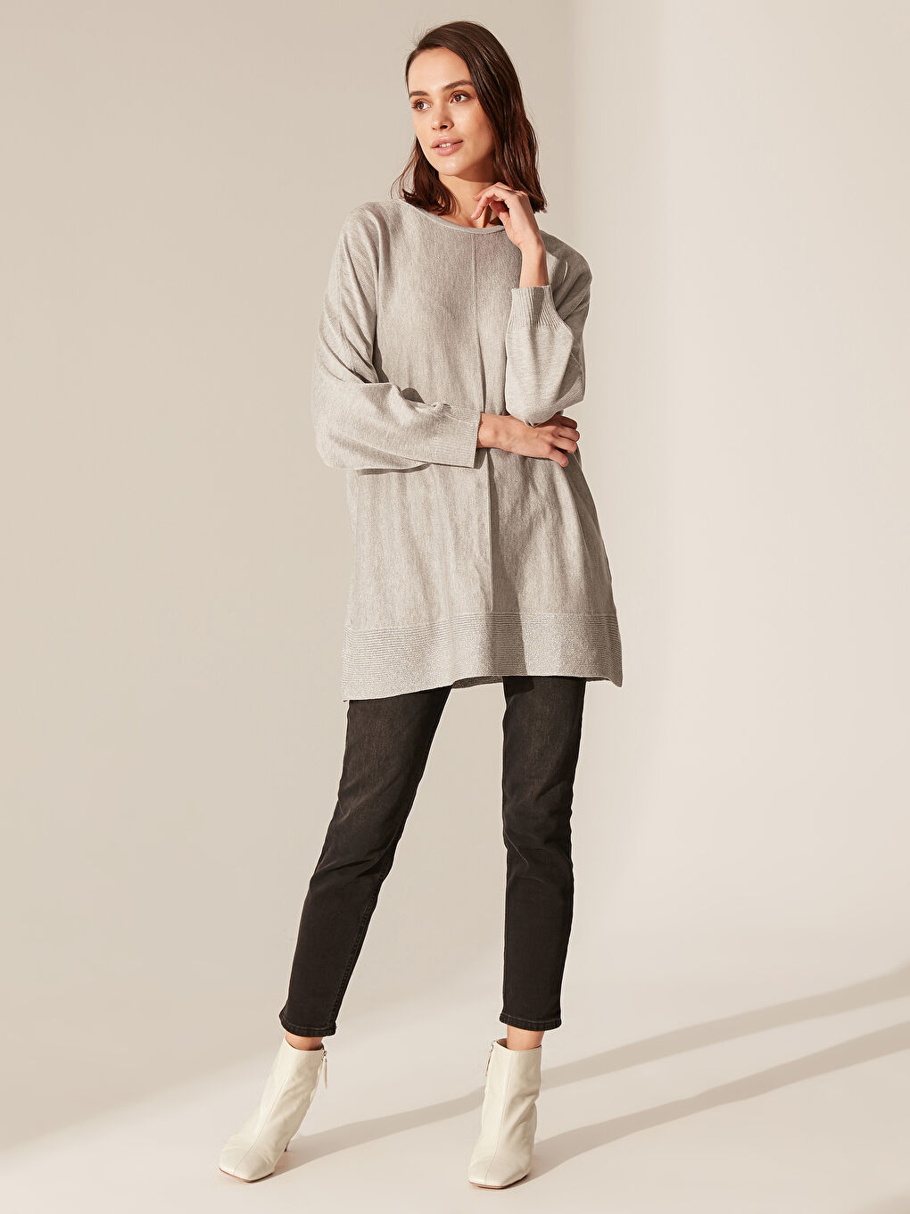 Дөңгелек жағалы әйелдерге арналған туника-4