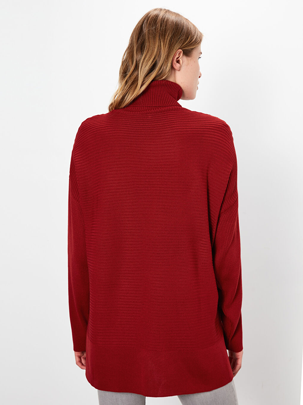 Woman RED Sweater-2