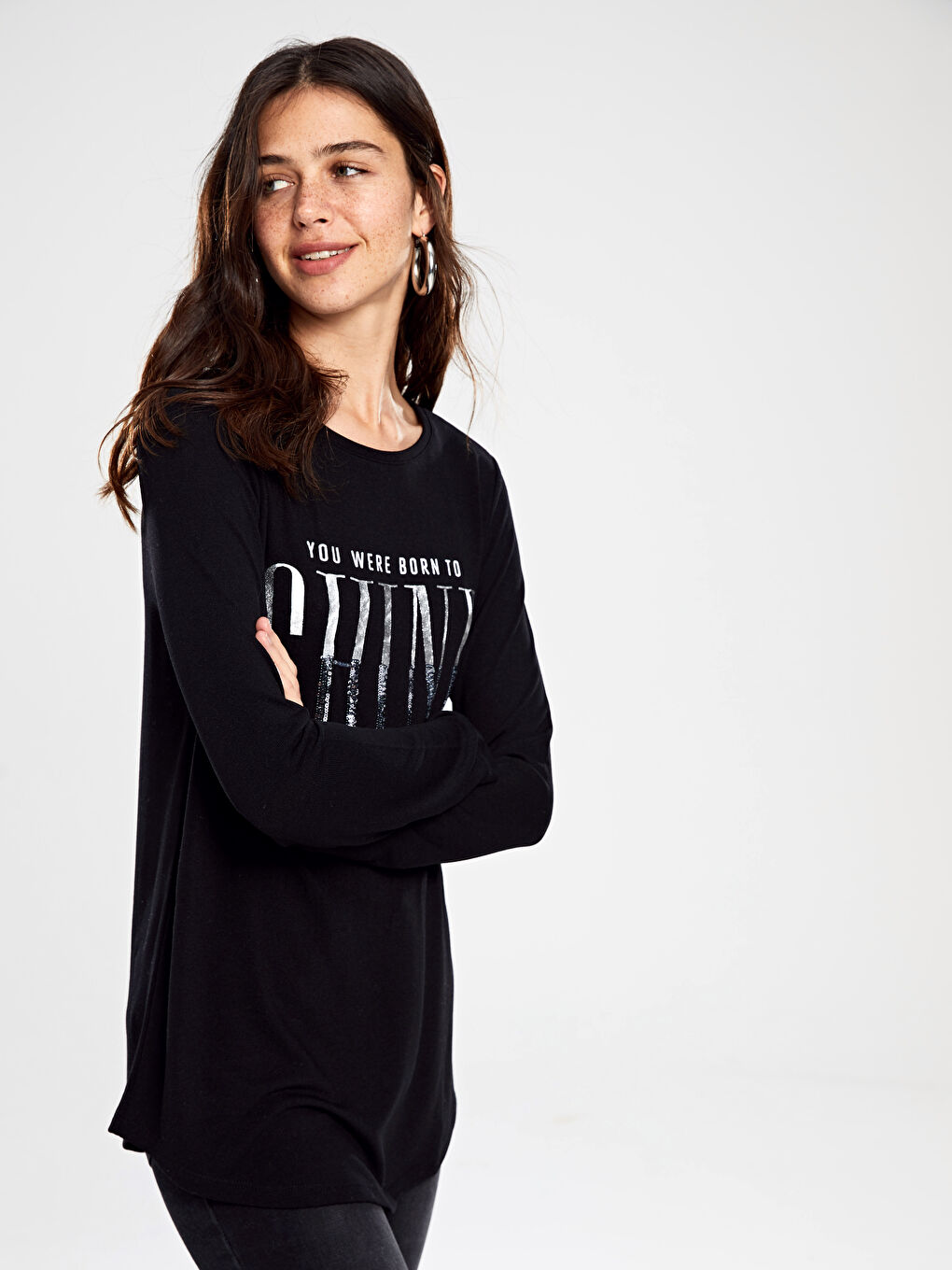 Жінка ЧОРНИЙ Футболка