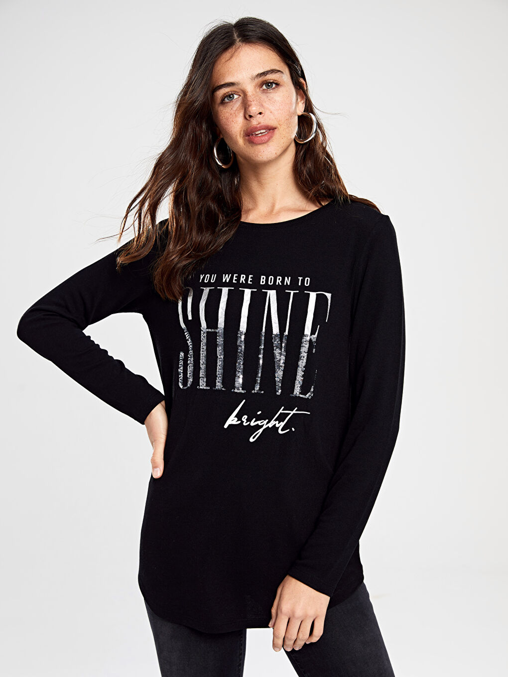 Жінка ЧОРНИЙ Футболка-2