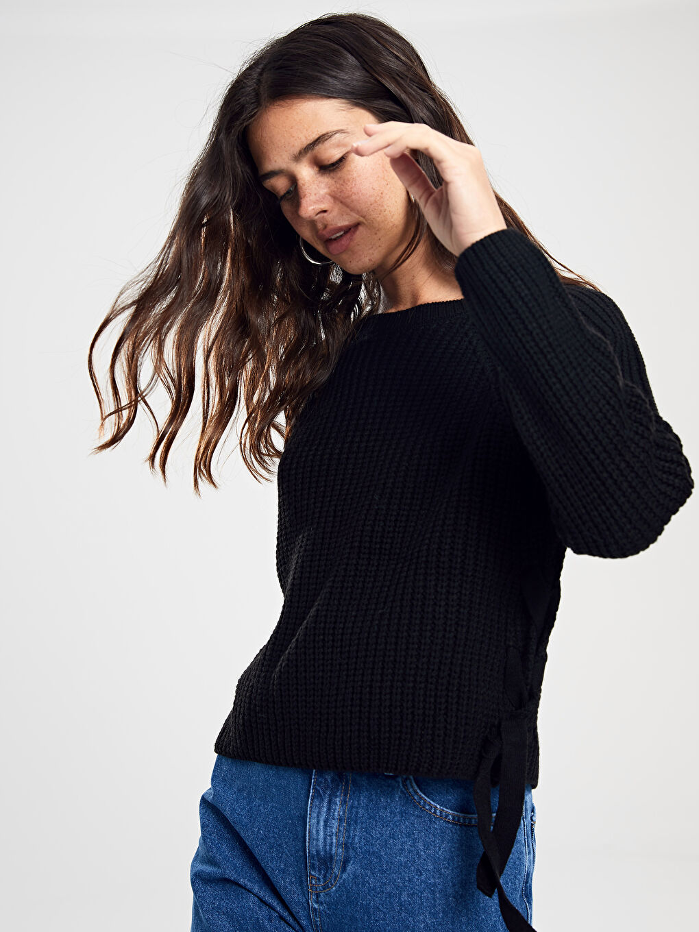 жетілдірілген байланыстыру ұзын жеңді кардиган жемпір әйелдер-2