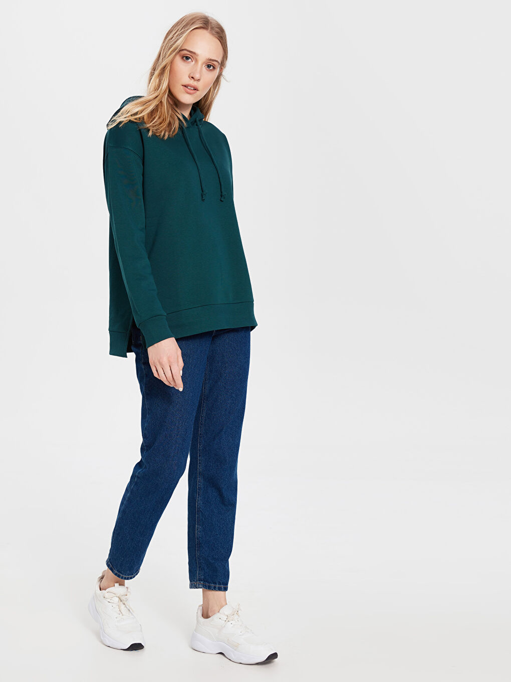 Koyu Yeşil Hoodie-2