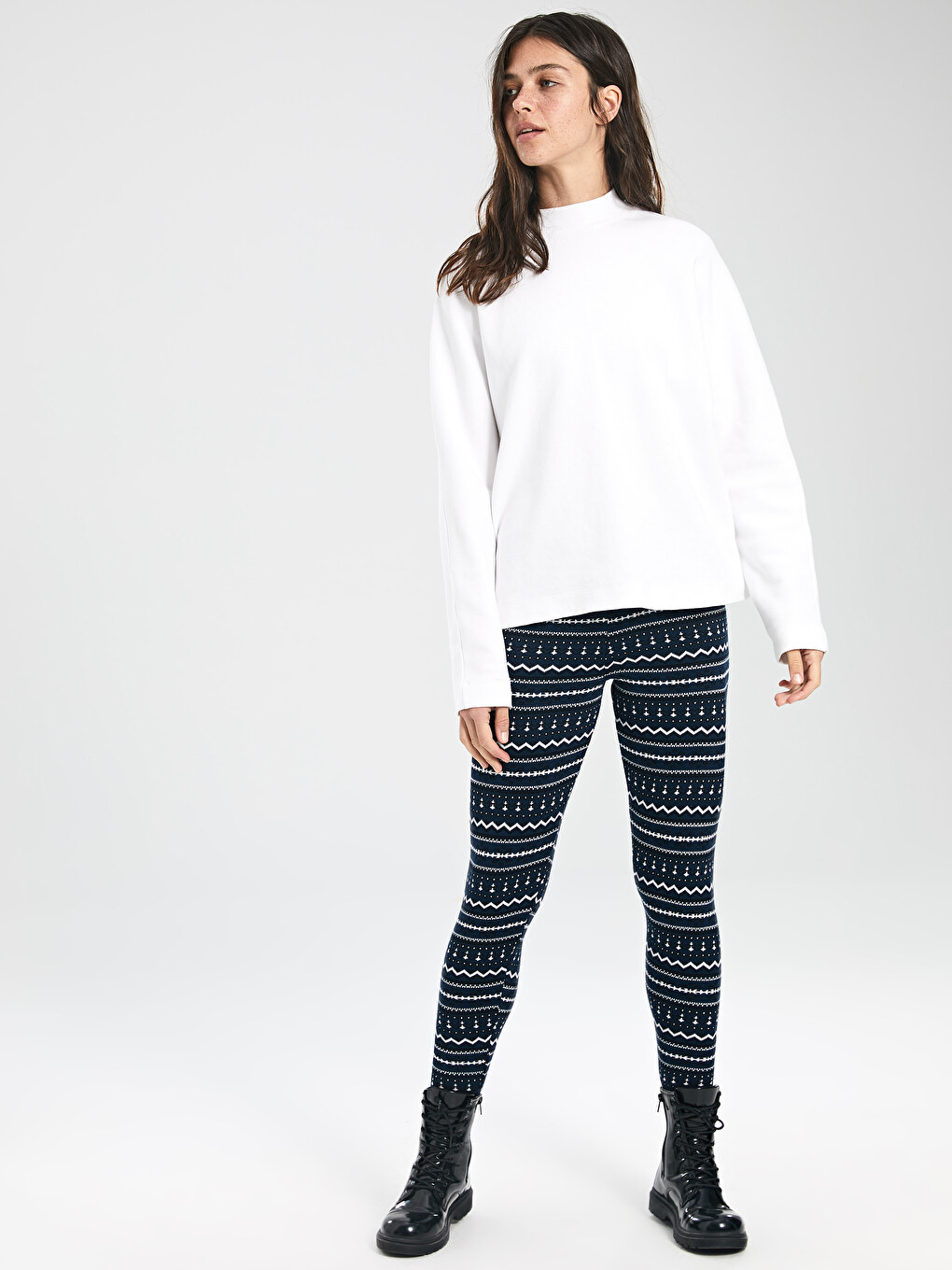 Woman Navy Trousers-1