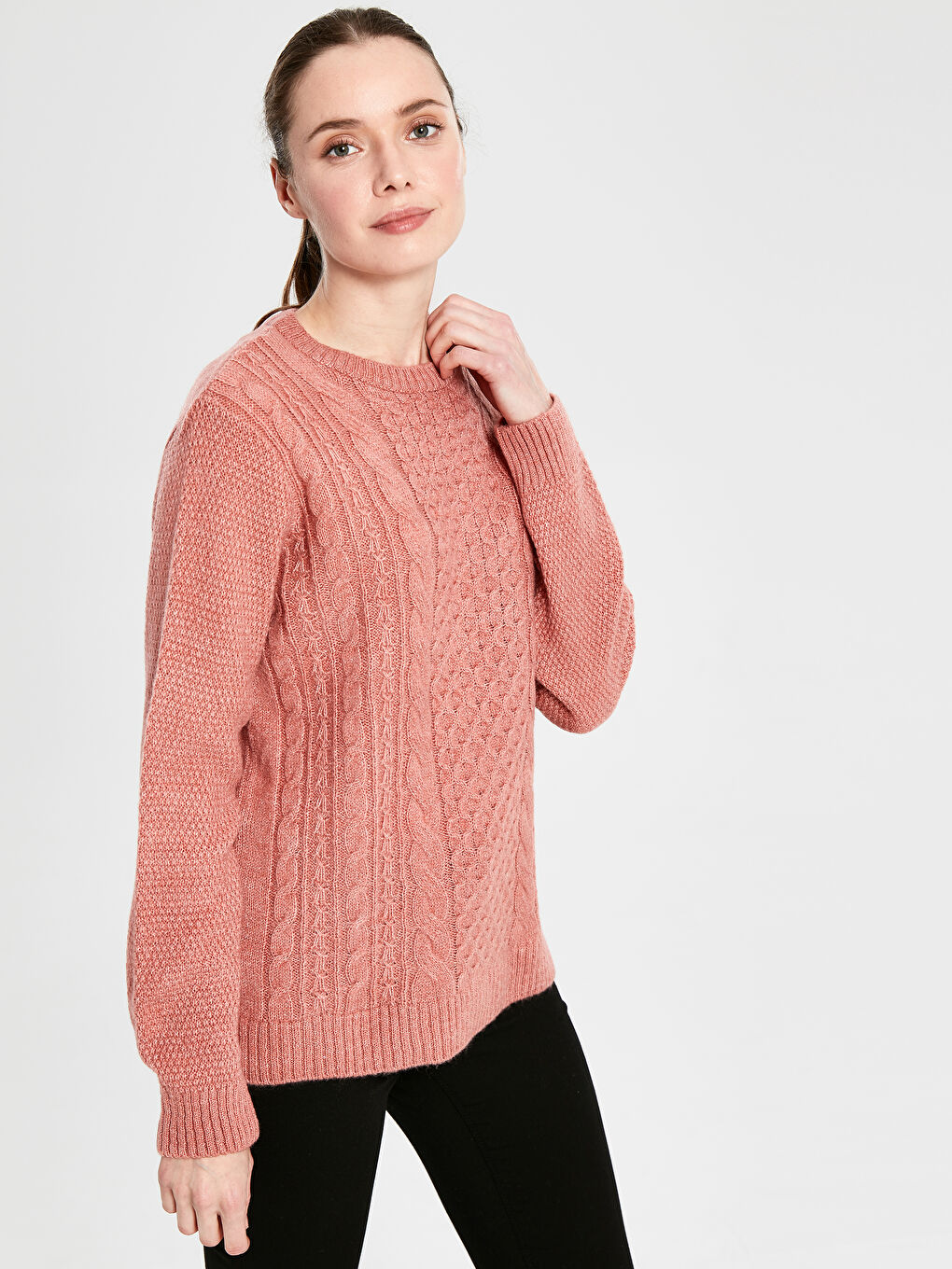 Әйелдер қызғылт Жемпір-1