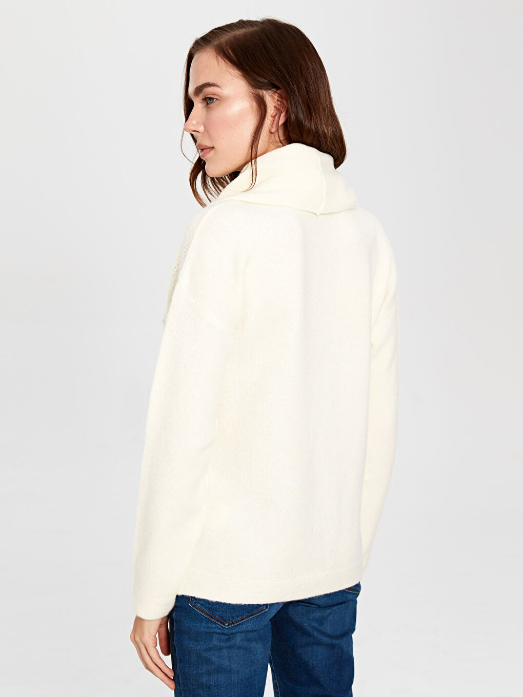 Әйелдерге арналған қалқан жағалы жемпір-2