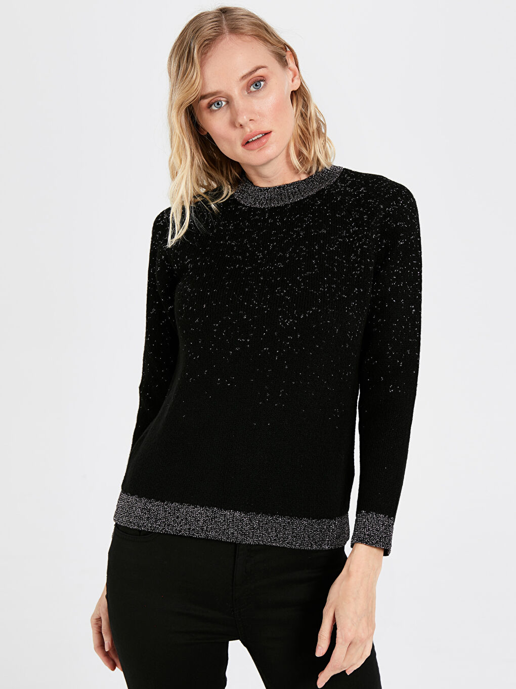 Свитер с круглым вырезом для женщин