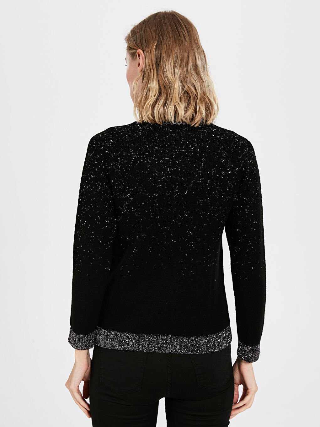 Свитер с круглым вырезом для женщин-2