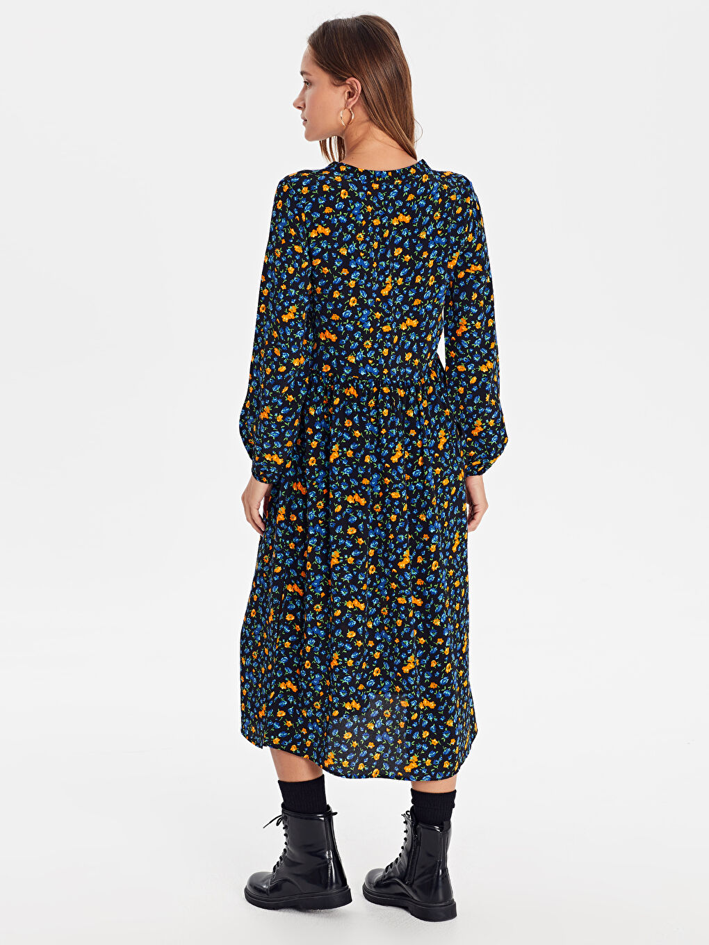 LCW Vision Woman BLUE Dress -9WS366Z8-LQQ