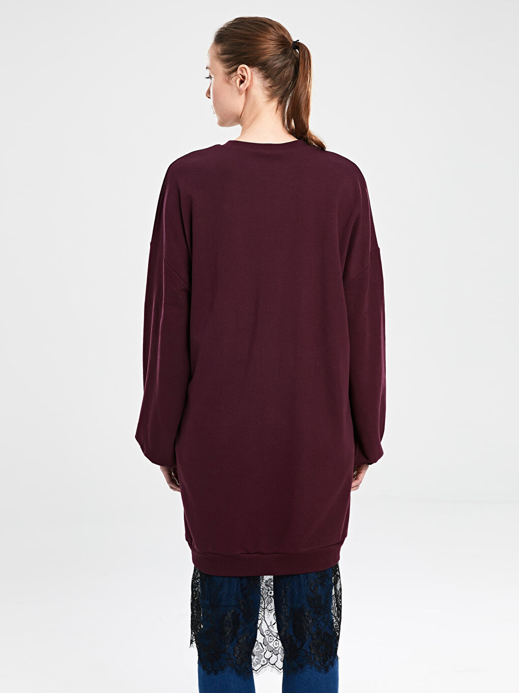 Женщины Бордовый Туника-2