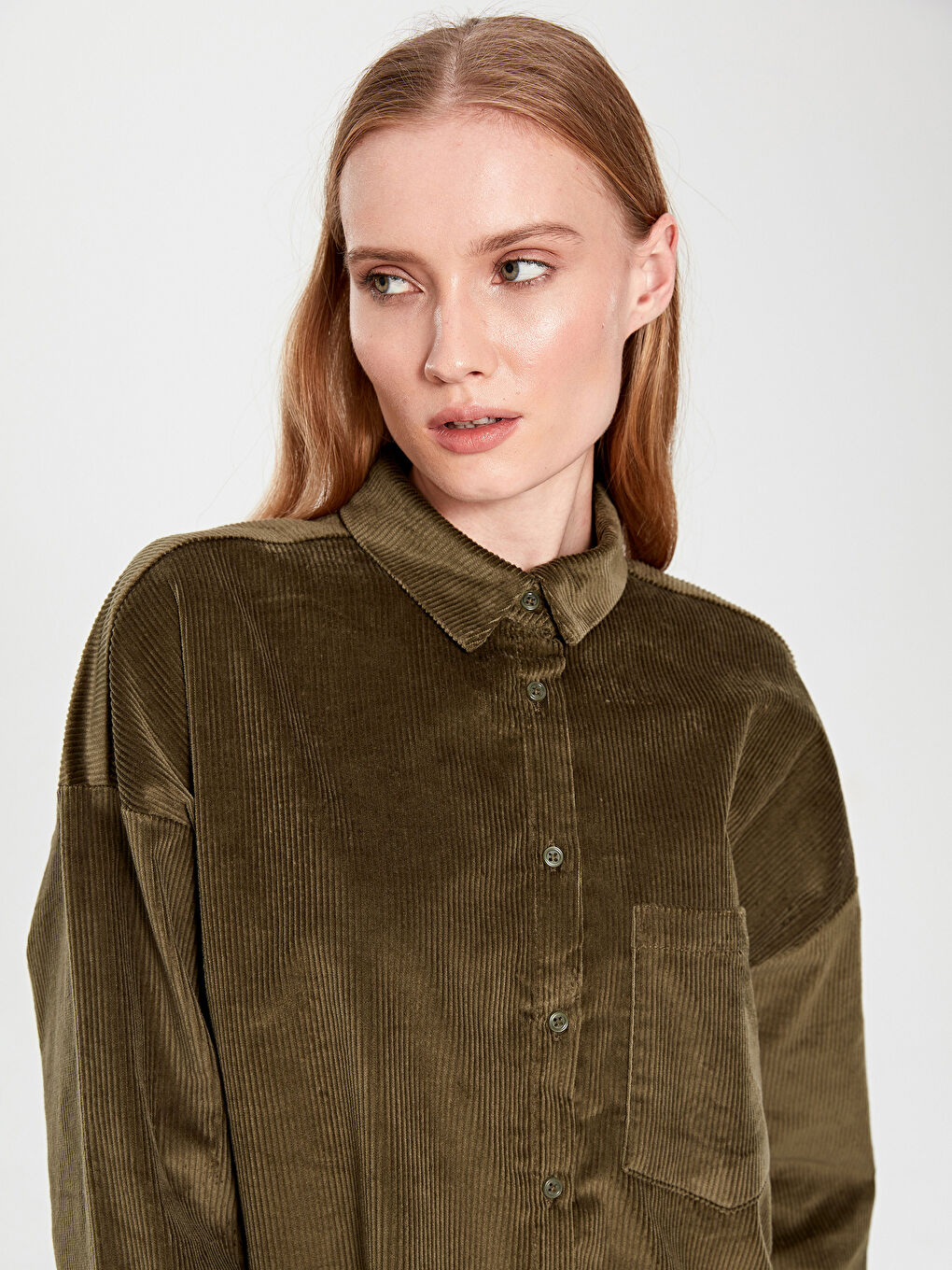 Oversize Velvet Women's Tunic-2