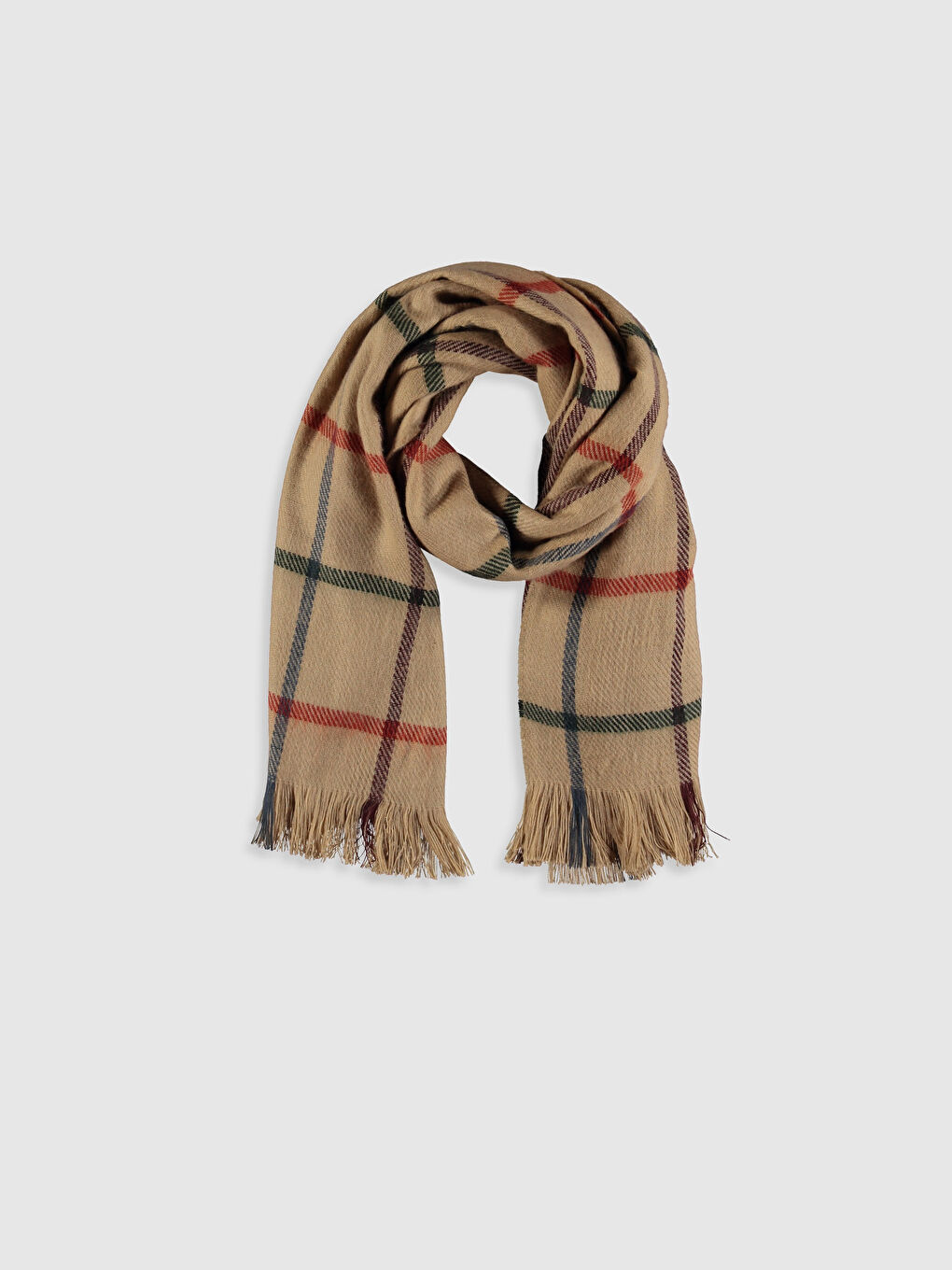 Женщины Бежевый Шарф