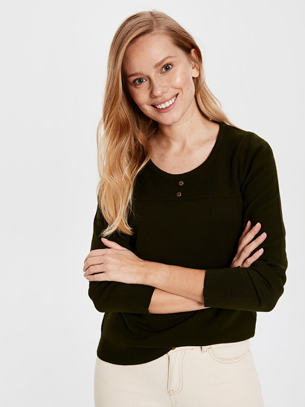 Жінка ХАКІ Светр-2