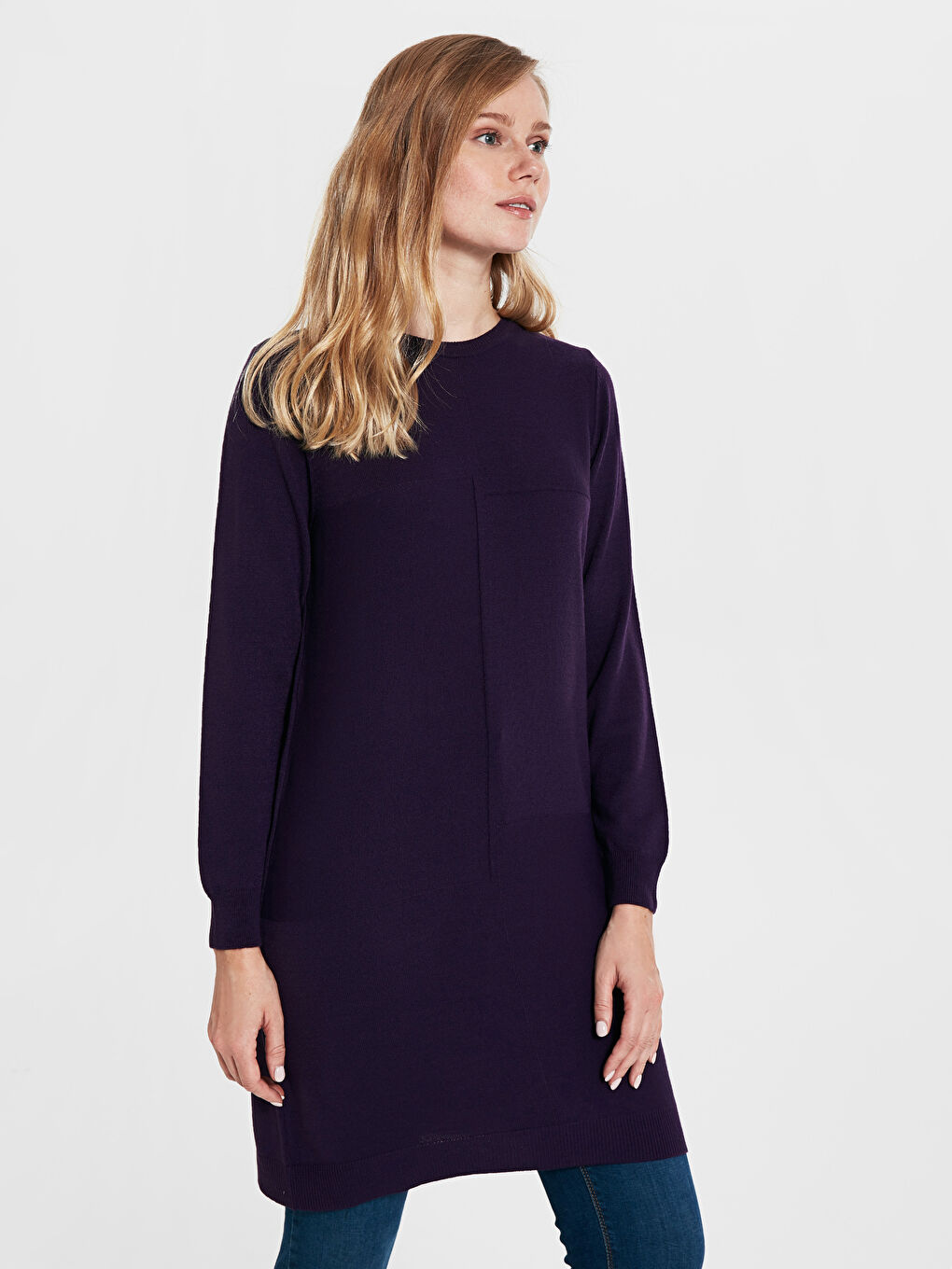 Koyu Mor Tunik-2
