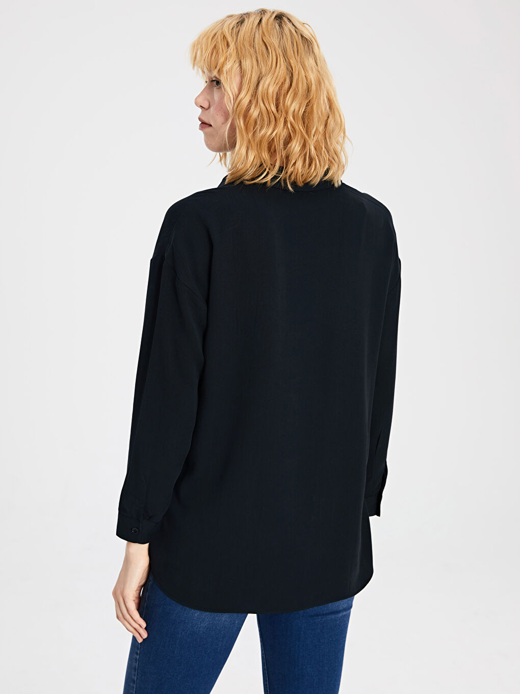 Plain Viscose Blouse-2