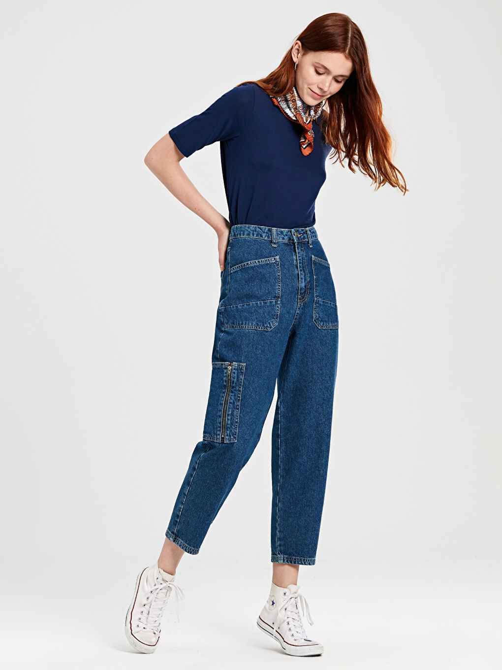 Jean Coupe Confortable pour Femmes-1