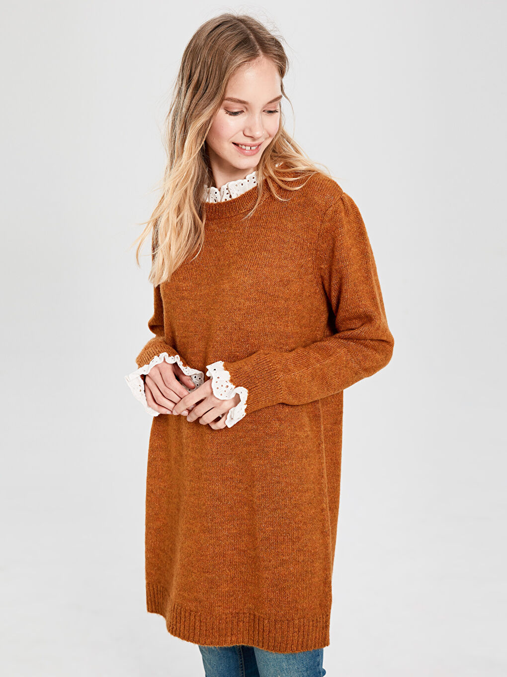 Женщины Оранжевый Туника