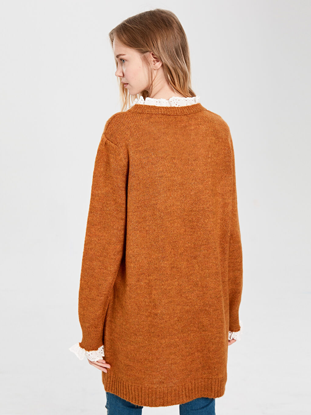 Женщины Оранжевый Туника-3