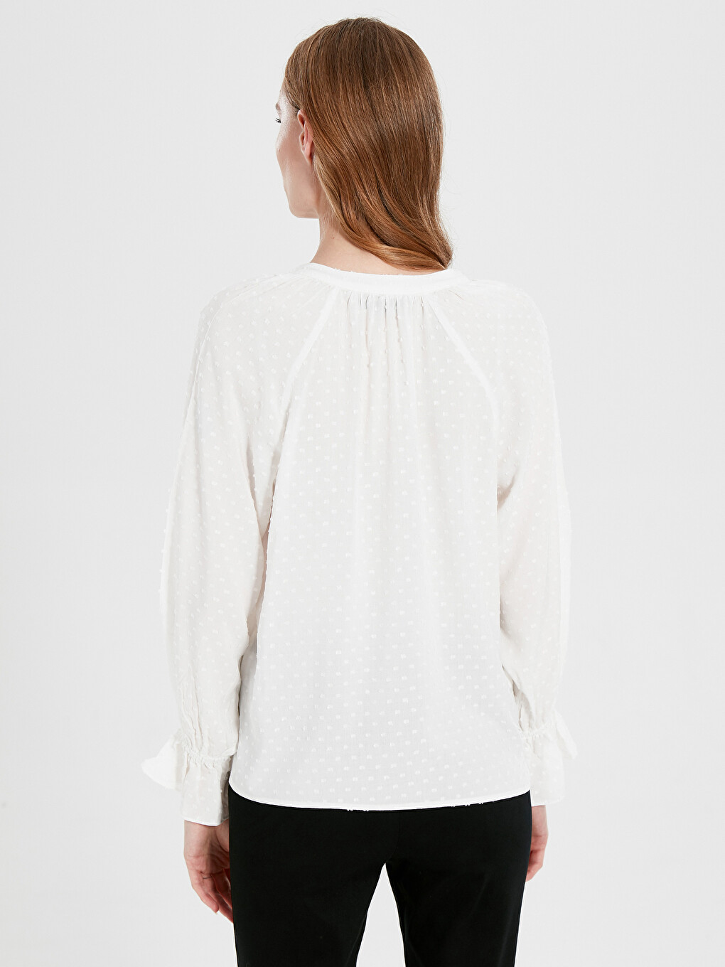 Woman White Blouse-2