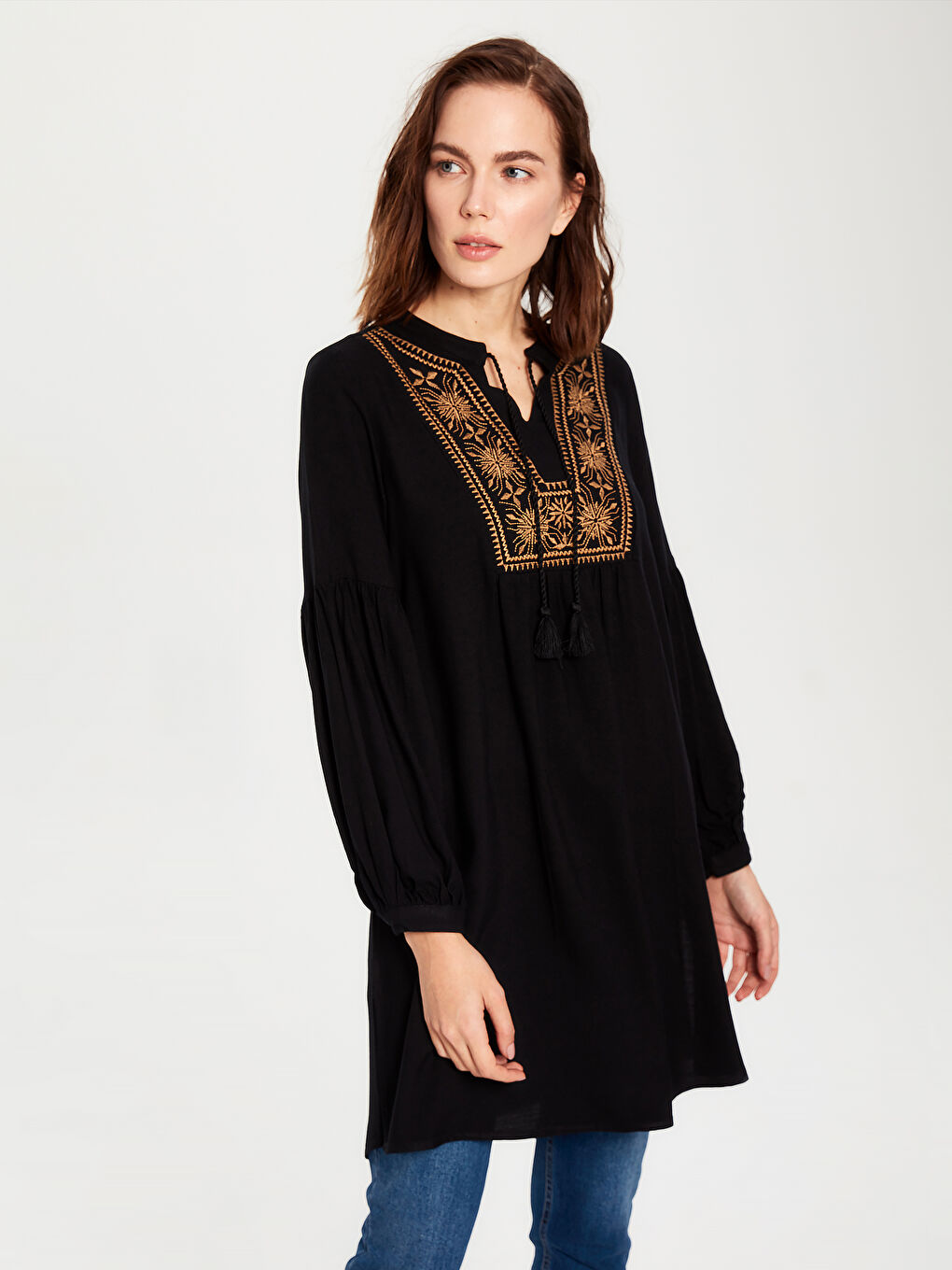Woman BLACK Tunic-1