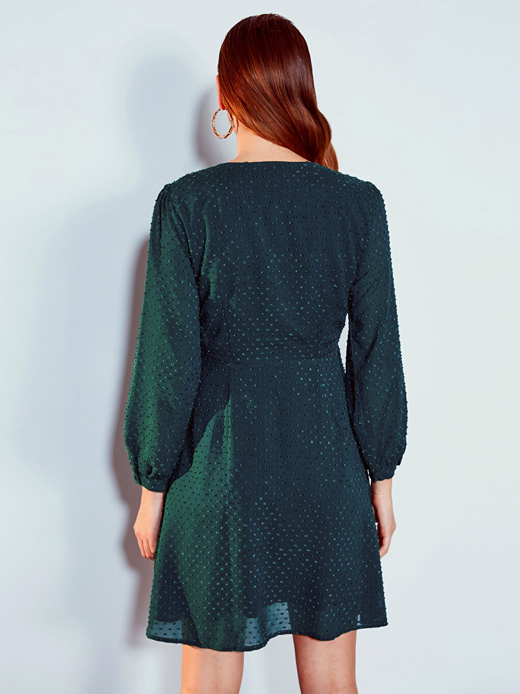 LCW Vision Woman GREEN Dress -9WU385Z8-KVX