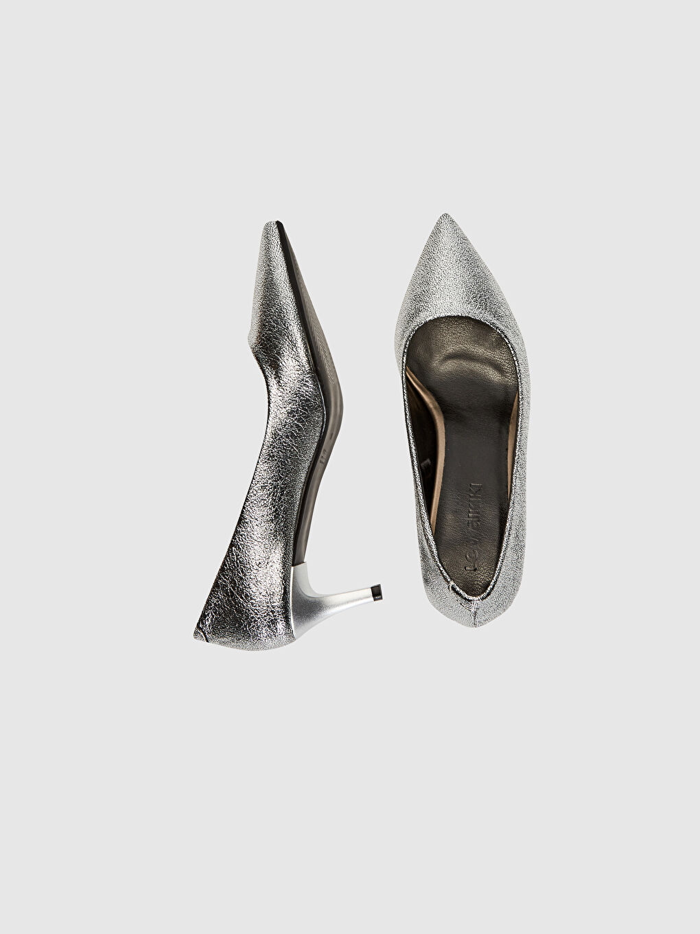 Gri Gümüş Stiletto-1