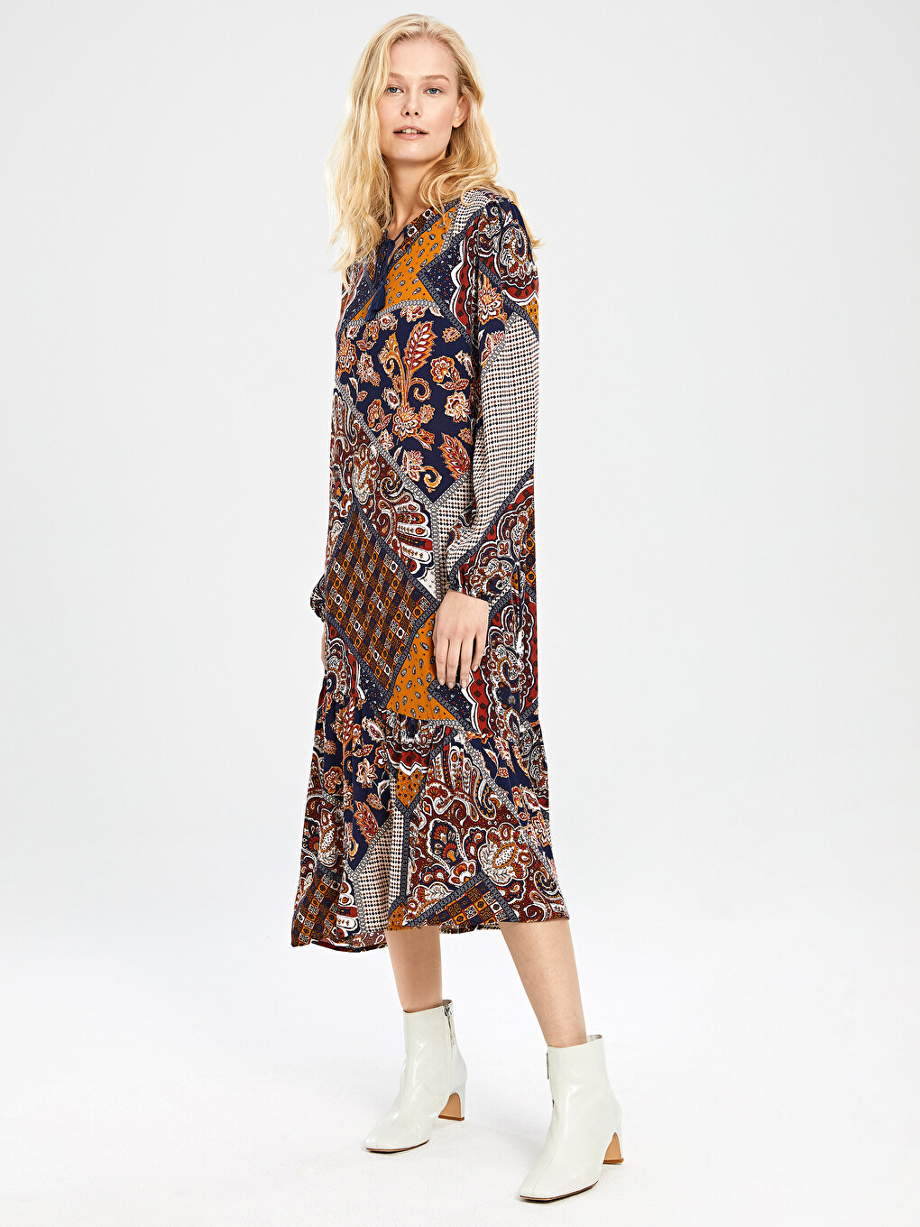 Woman Navy Dress-1