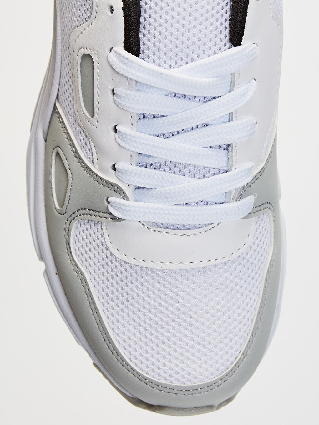 Antrasit File Detaylı Bağcıklı Kadın Aktif Spor Ayakkabı-4