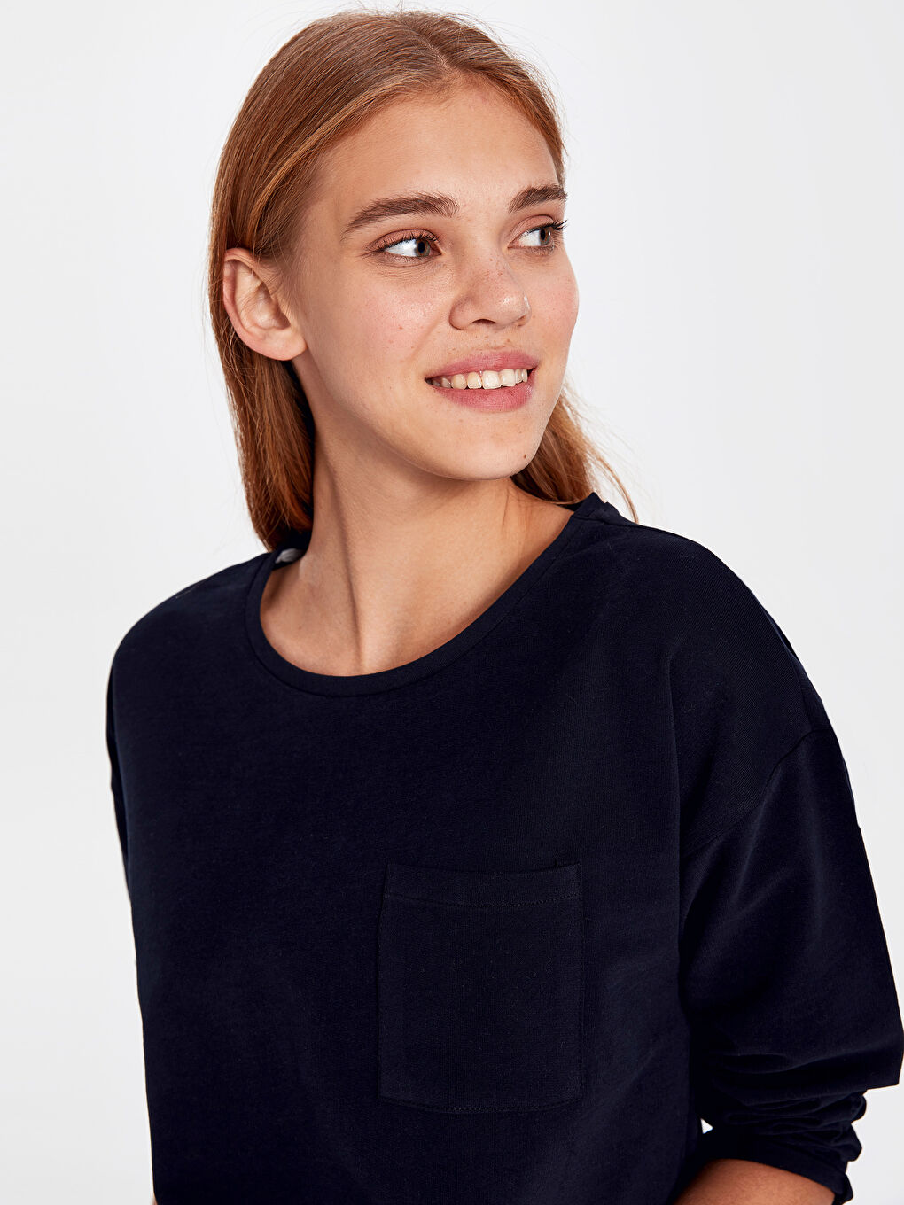 Yeni Siyah Pijama Üst-1