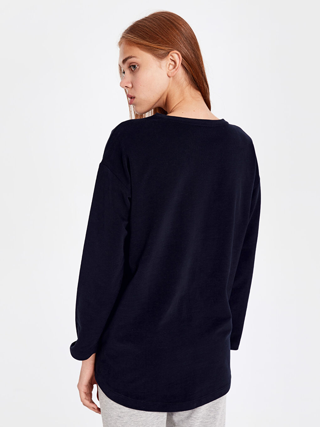 Yeni Siyah Pijama Üst-2