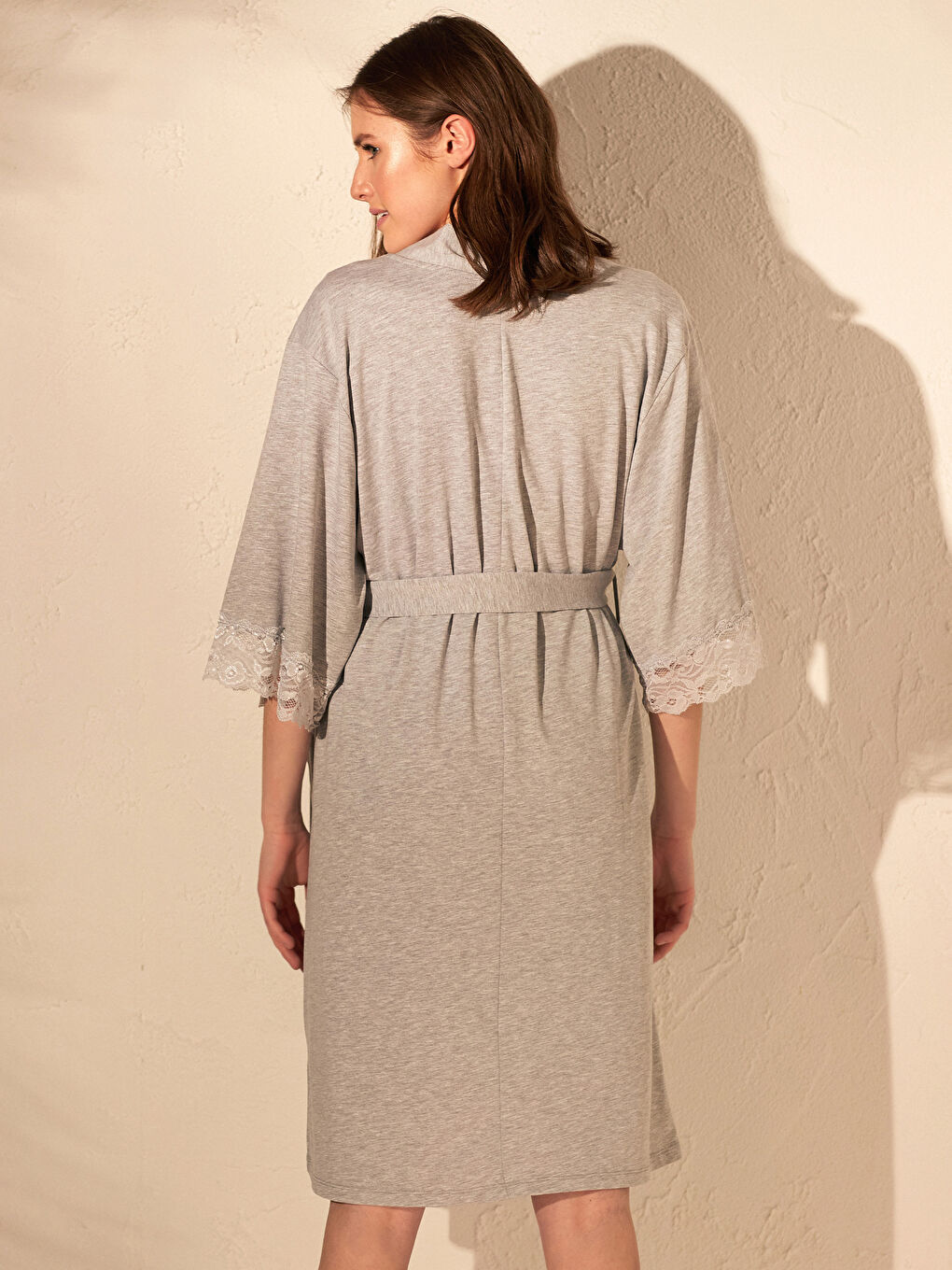Robe de chambre GRIS Femme-2
