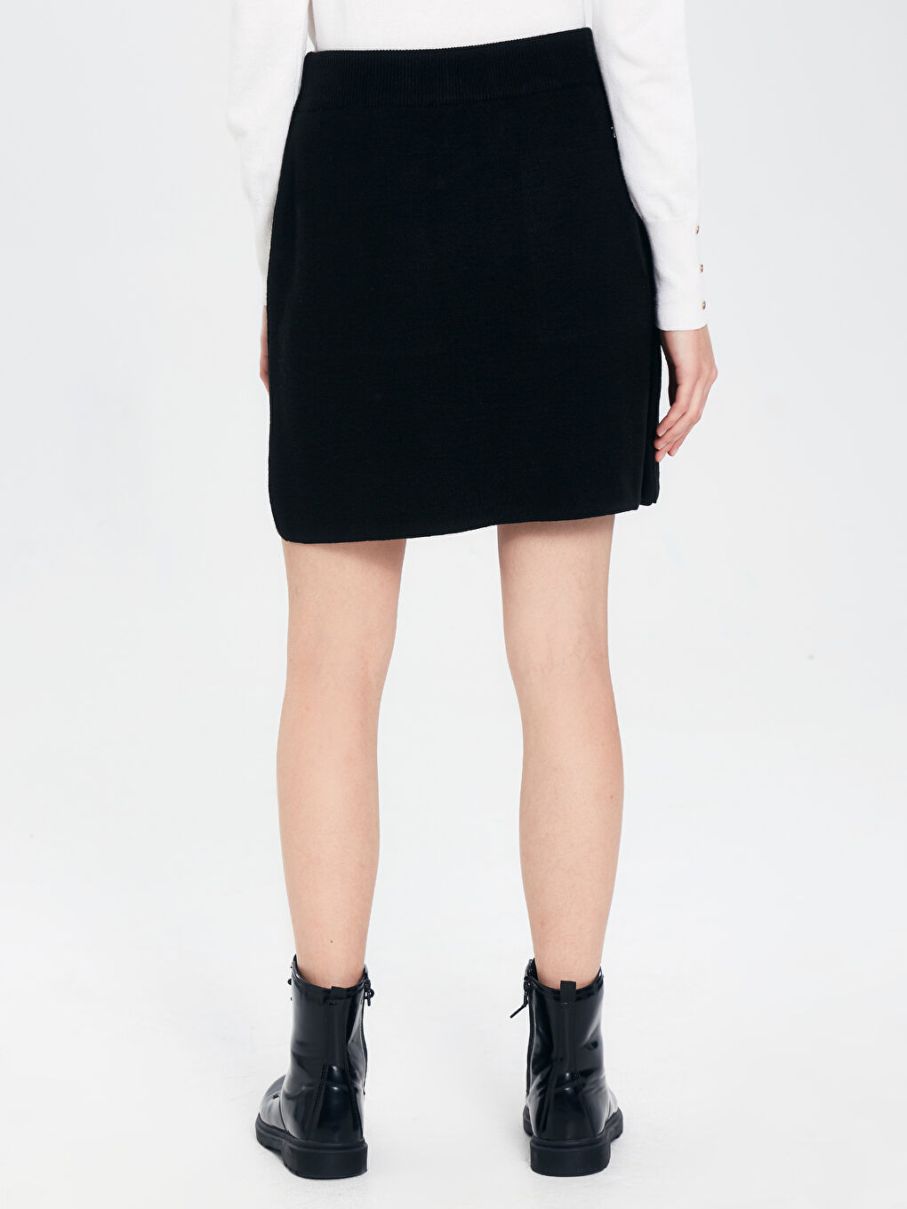 LCW Vision Women's Pocketed Plain Skirt -9WV472Z8-CVL