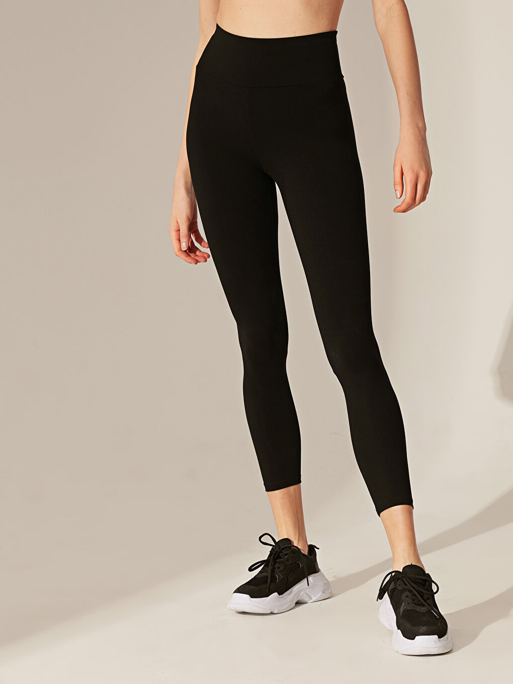 Yeni Siyah Spor Tayt-1