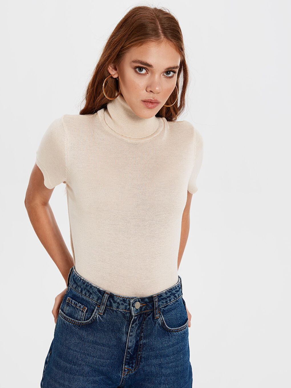 Turtleneck Women's Knitwear Sweater