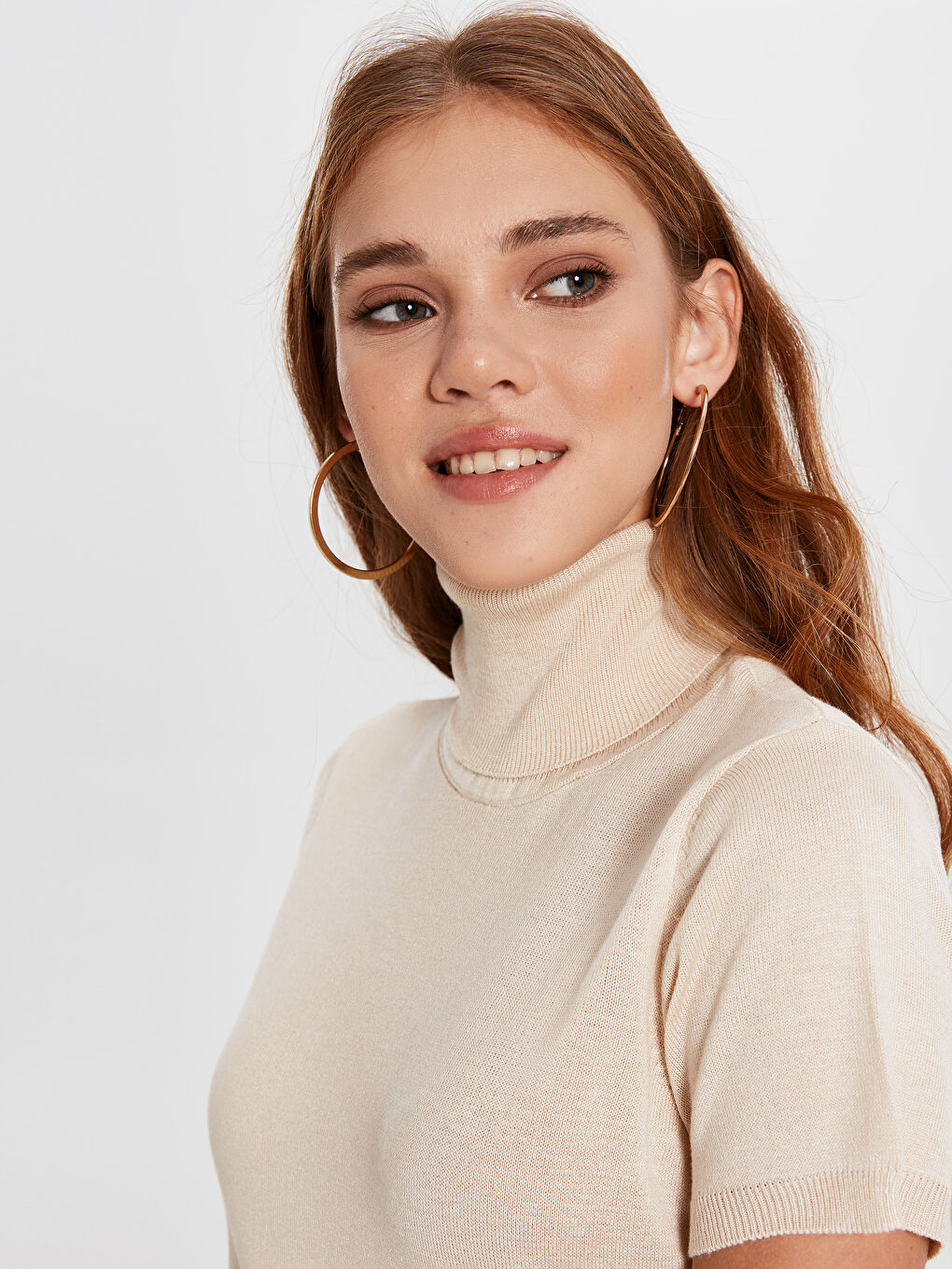 Turtleneck Women's Knitwear Sweater-2