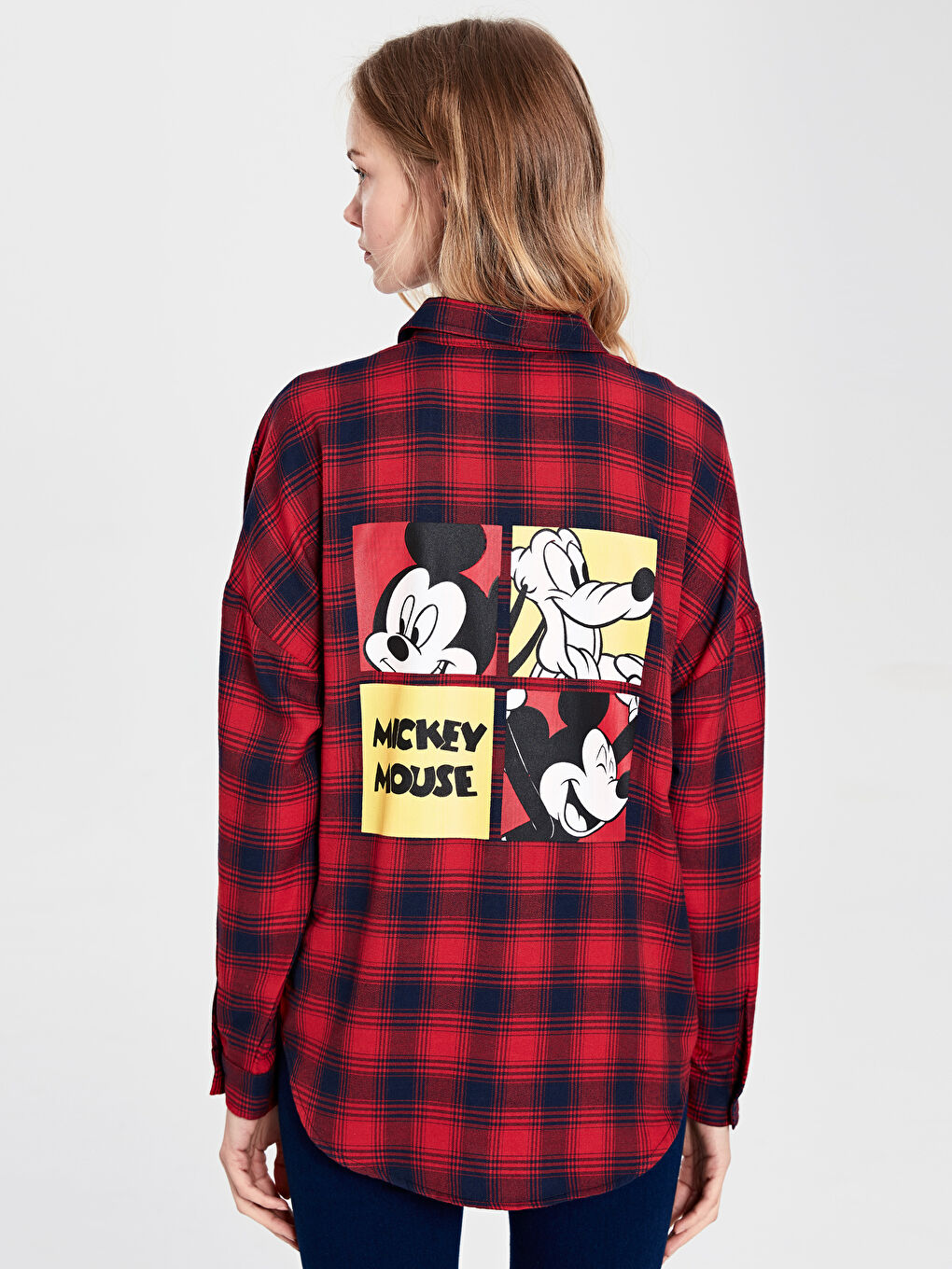 Shirt Collar Standard Fit Long Sleeve Women's Shirt-3